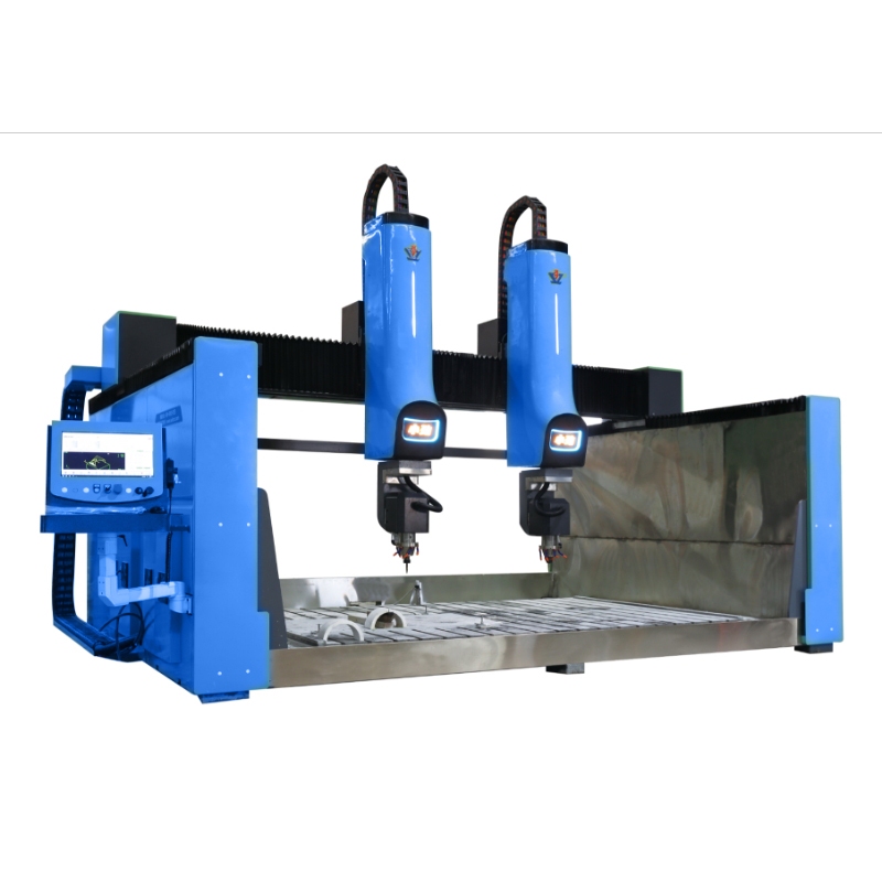 Переосмысление обработки камня: расцвет 5-осевых двухголовочных станков для гравировки по камню.