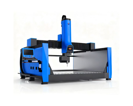 5-осевой станок с ЧПУ для резьбы по камню: создание скульптурного изображения сумки из камня.